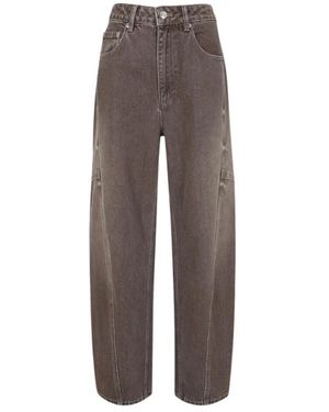 Berenice Loose-Fit Jeans - Marrón