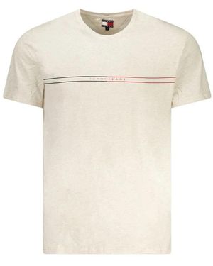 Tommy Hilfiger Crew Neck Tshirt - Natural