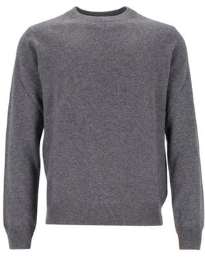 Paul Smith Kaschmir Pullover Mit Rundhalsausschnitt - Grau