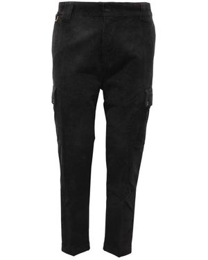 Paolo Pecora Slim-Fit Trousers - Black