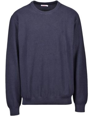 Sun 68 Round-Neck Knitwear - Blue
