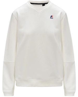K-Way Crewneck Sweatshirt - Wit
