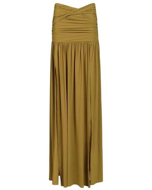 Amazuìn Tayla Maxi-Rok Met Draperie - Metallic