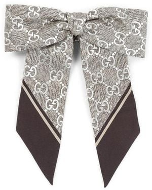 Gucci Scrunchies Marrón Claro Para Mujeres, Mujer, Talla - Gris