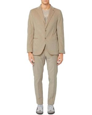 AT.P.CO Single Breasted Suits - Natural