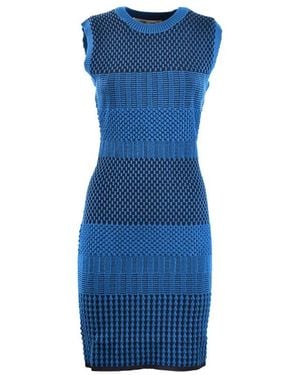 Diane von Furstenberg Short Dresses - Blue