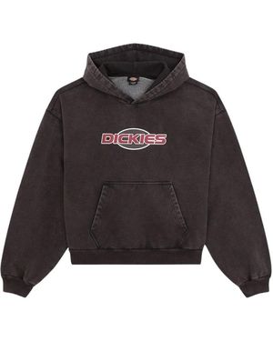 Dickies Hoodies & Sweatvesten ,Zwart ,Leer Somerton Hoodie