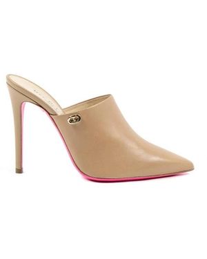 Dee Ocleppo Heeled Mules - Marrone