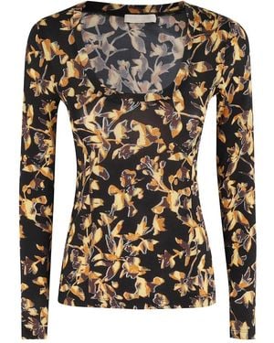 Ulla Johnson Long Sleeve T-Shirts - Brown