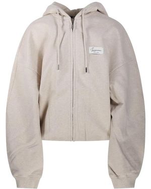 Jacquemus Le Hoodie Montaigne Sweatshirt - Grijs