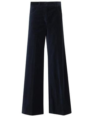 Aspesi Wide Trousers - Bleu