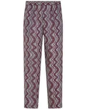 Dries Van Noten Straight Trousers - Viola