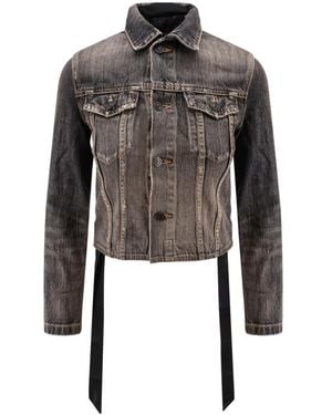 Balenciaga Denim Jackets - Schwarz