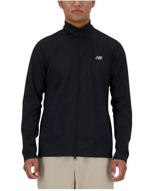 New Balance Tech - Gebreid Jack Met Met Ritssluiting - Zwart