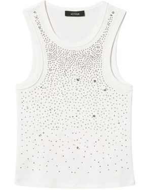 Twinset Sleeveless Tops - White