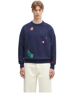 Fiorucci Round-Neck Knitwear - Azul