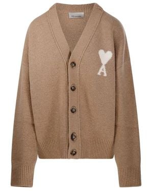 Ami Paris Cardigans - Marrón