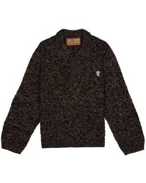 Brain Dead Round-Neck Knitwear - Black
