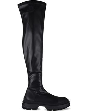 Moncler Over-Knee Boots - Nero