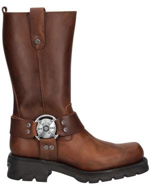 New Rock High Boots - Marrón