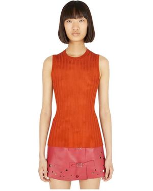 DURAZZI MILANO Seiden-Tanktop - Rot