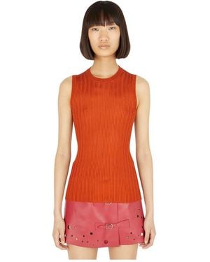DURAZZI MILANO Sleeveless Tops - Red