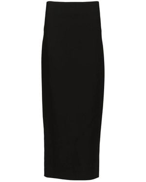 KHAITE Midi Skirts - Negro