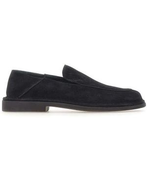 Alexander Hotto Schoenen ,Blauw ,Suède Flat Shoes