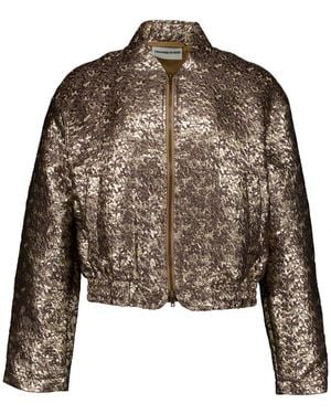 Femmes du Sud Metallic Paige Jacken - Braun