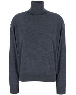 Semicouture Turtlenecks - Bleu