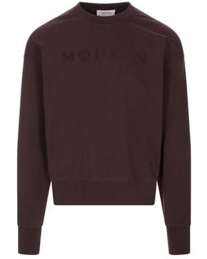 McQueen Sweatshirts - Brown