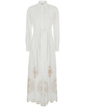 Eleventy Shirt Dresses - Bianco