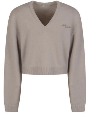 Acne Studios V-Neck Knitwear - Grey