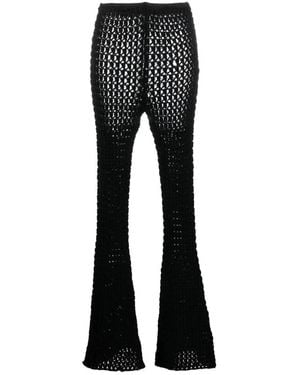 Moschino Wide Trousers - Black