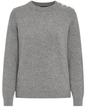Zadig & Voltaire Round-Neck Knitwear - Grigio