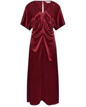 Part Two Midi Dresses - Rojo