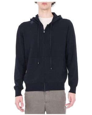 Drumohr Maglia Full Zip - Blau