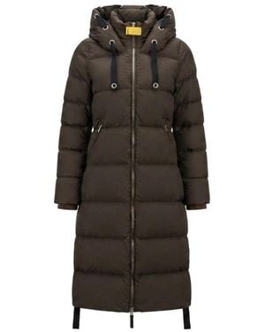 Parajumpers Jassen ,Bruin ,Panda Long Down Jacket - Zwart