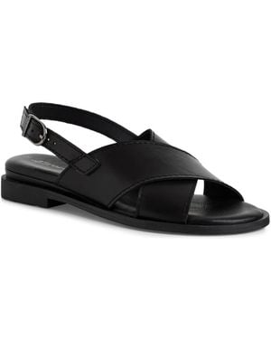 Tamaris Flat Sandals - Black