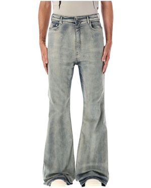 Rick Owens Bolan bootcut jeans sky aw24 - Grigio