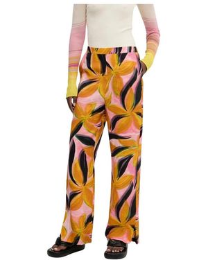 Desigual Eos Weite Hose - Orange