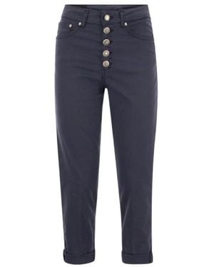 Dondup Cropped Jeans - Blue