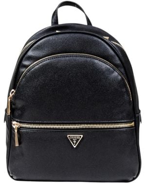 Guess Tassen ,Zwart ,Leer Manhattan Ii Grote Rugzak