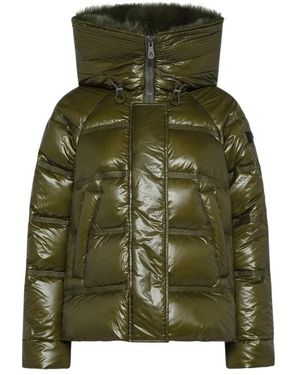 Peuterey Jassen ,Groen ,Polyester Takan Mid Fur