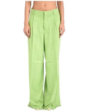Tagliatore Wide Trousers - Green
