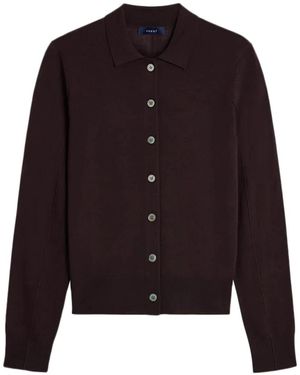 Soeur Truien & Vesten ,Bruin ,Wol Hailey Cardigan - Zwart