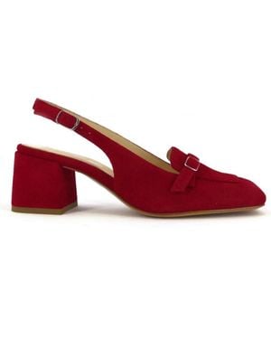 Anna F. Court Shoes - Red