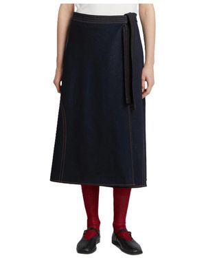Max Mara Denim Skirts - Black