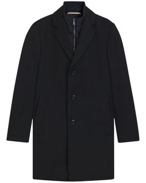 BOSS Single-Breasted Coats - Negro