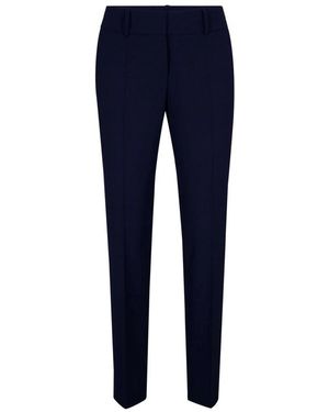 Windsor. Pantalones De Negocios Slim Fit De Lana, Mujer, Talla - Azul
